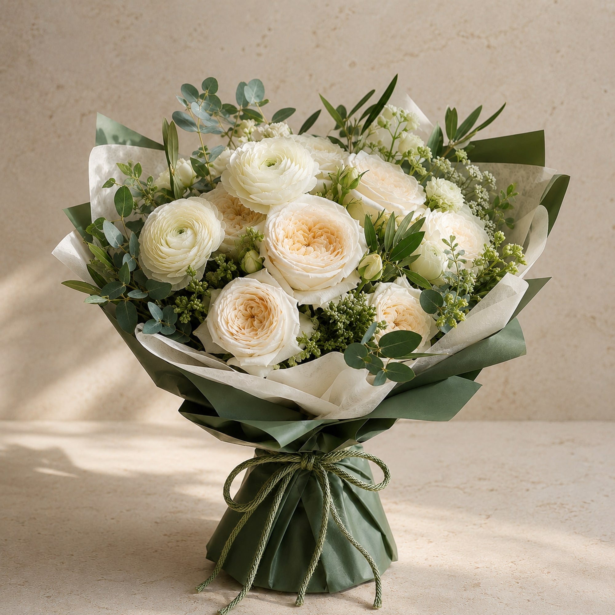 Premium Red Roses — main product photo of deep red bouquet for delivery in Warsaw, Poland by IFIORA.