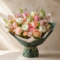 Thank You Garden Bouquet — main product photo of warm pastels bouquet for delivery in Warsaw, Poland by IFIORA.
